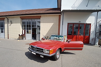 Mercedes Cabriolet mit Wasserschaden