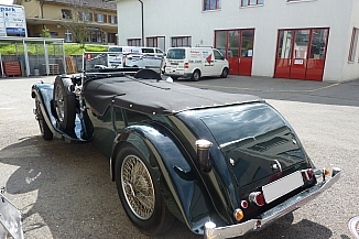 Dieser Alvis Oldtimer ist wieder gerstet fr ein langes Leben.