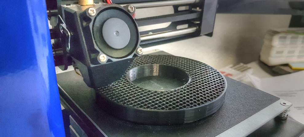Hupenknopf wird mit 3D-Druck rekonstruiert.