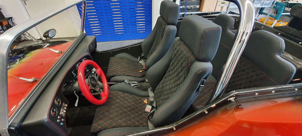 Buggy mit neuen Sitzen